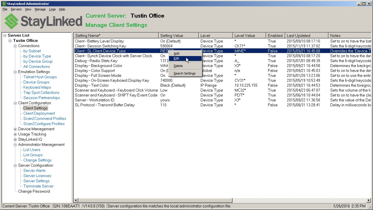 Administrator User Guide - Client Administration – StayLinked